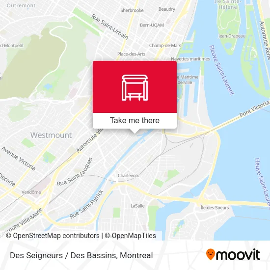 Des Seigneurs / Des Bassins map