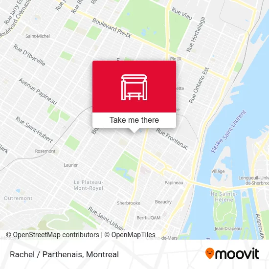 Rachel / Parthenais map