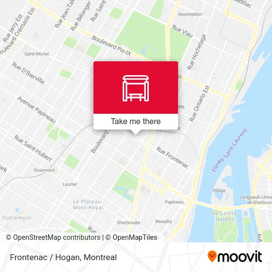 Frontenac / Hogan map