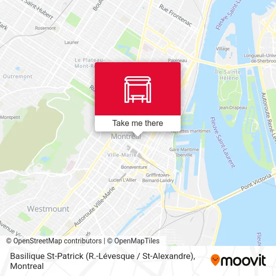Basilique St-Patrick (R.-Lévesque / St-Alexandre) map