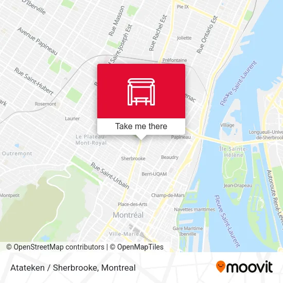 Atateken / Sherbrooke map