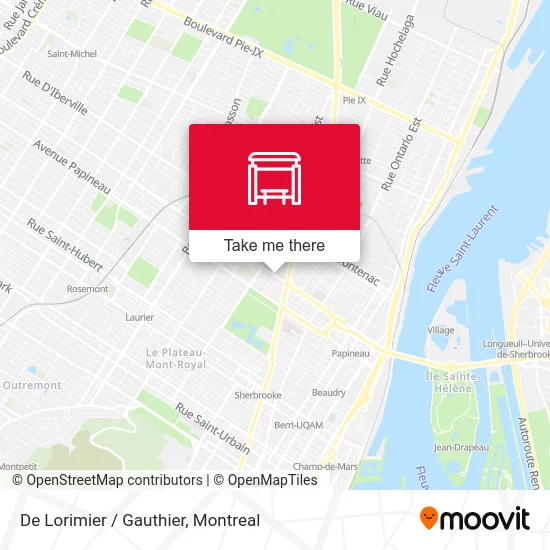 De Lorimier / Gauthier map