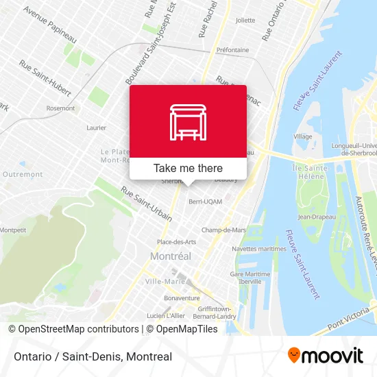 Ontario / Saint-Denis map