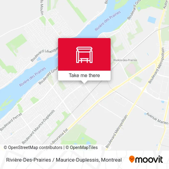 Rivière-Des-Prairies / Maurice-Duplessis map
