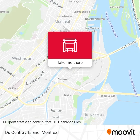 Du Centre / Island map