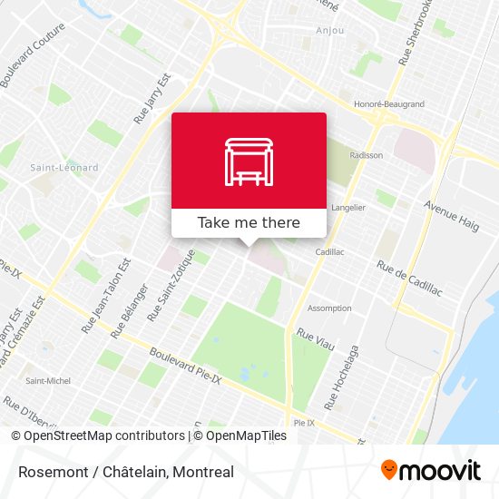 Rosemont / Châtelain map