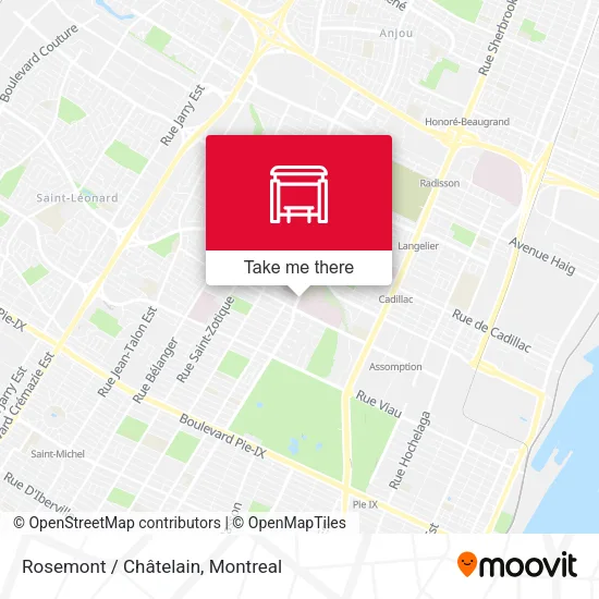 Rosemont / Châtelain map