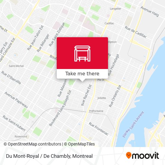 Du Mont-Royal / De Chambly map
