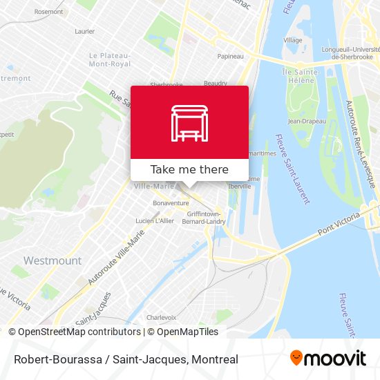 Robert-Bourassa / Saint-Jacques map