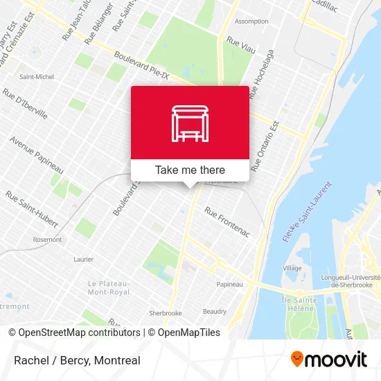 Rachel / Bercy map