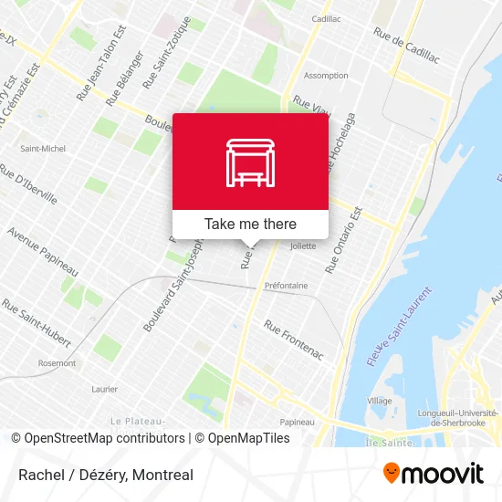 Rachel / Dézéry map