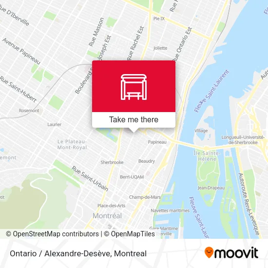 Ontario / Alexandre-Desève map