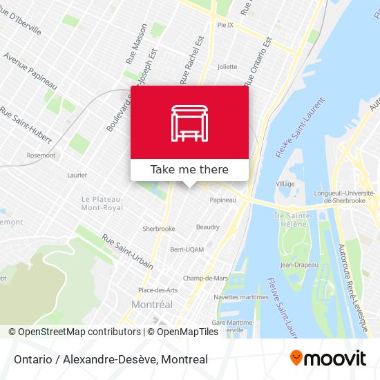 Ontario / Alexandre-Desève map
