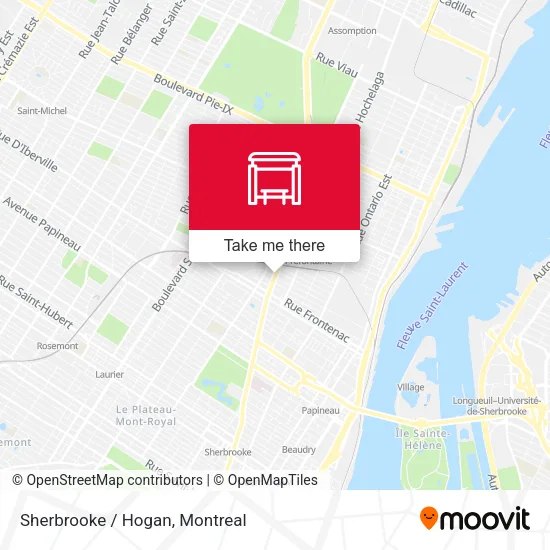 Sherbrooke / Hogan map