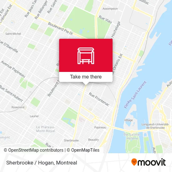 Sherbrooke / Hogan map