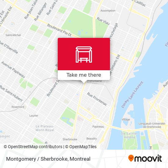 Montgomery / Sherbrooke map