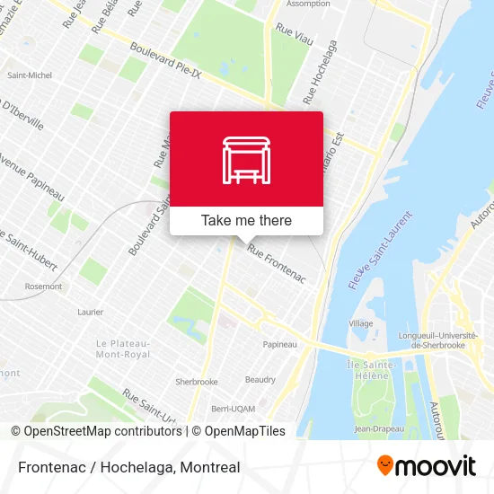 Frontenac / Hochelaga map
