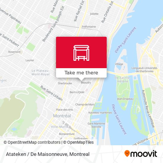 Atateken / De Maisonneuve map