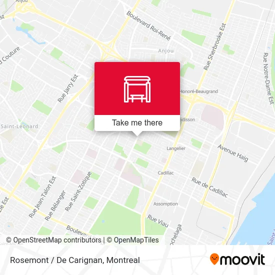 Rosemont / De Carignan map