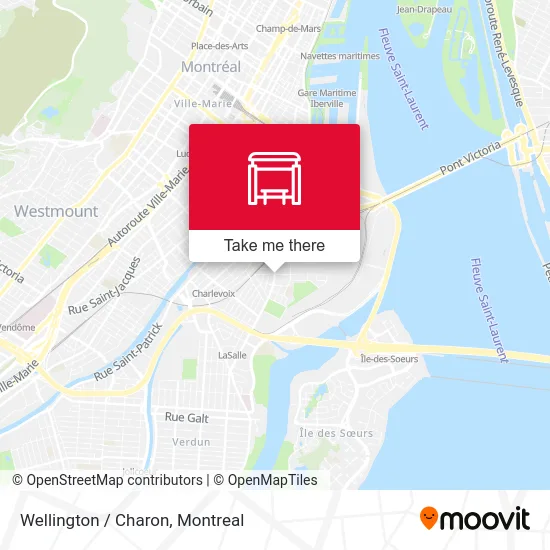 Wellington / Charon map