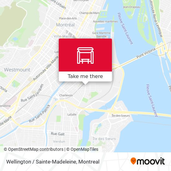 Wellington / Sainte-Madeleine map