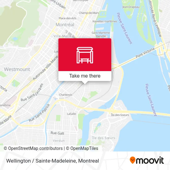 Wellington / Sainte-Madeleine map
