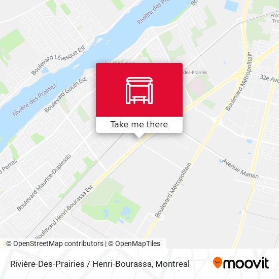 Rivière-Des-Prairies / Henri-Bourassa map