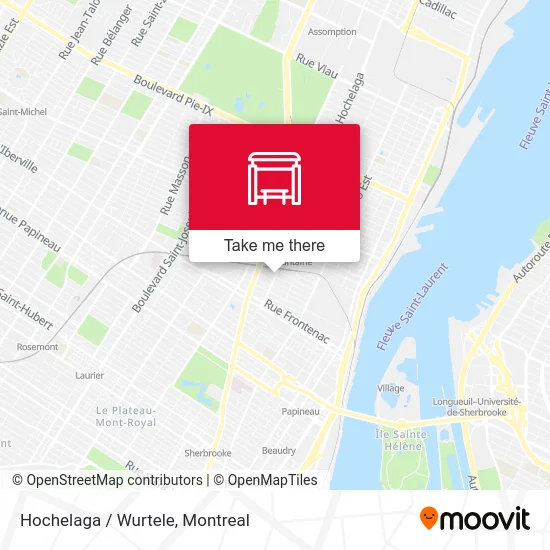 Hochelaga / Wurtele map