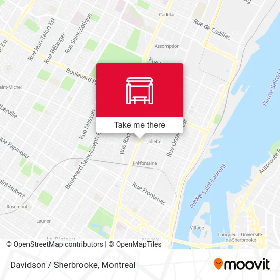 Davidson / Sherbrooke map
