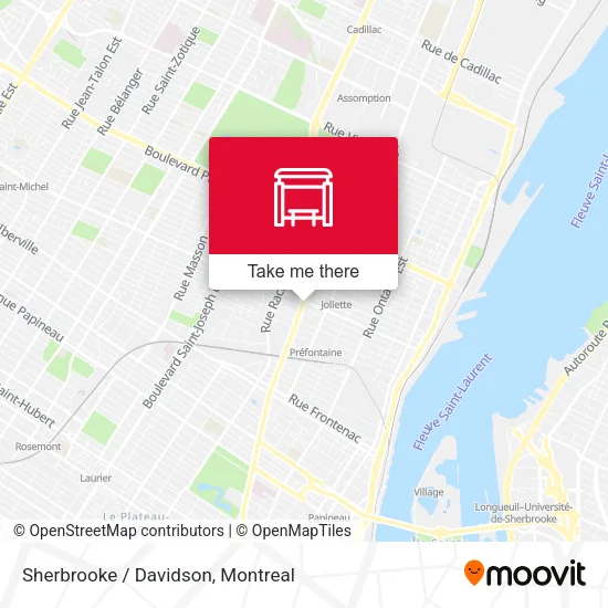 Sherbrooke / Davidson map