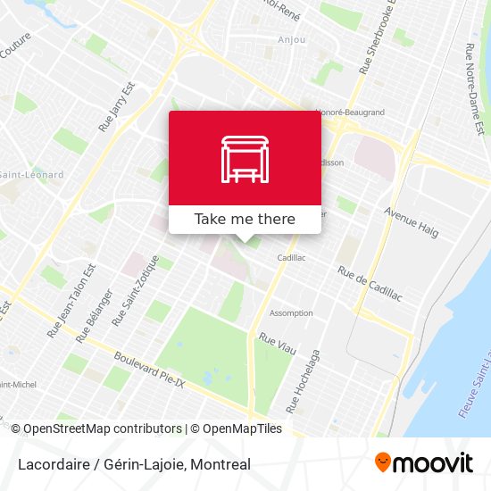 Lacordaire / Gérin-Lajoie map