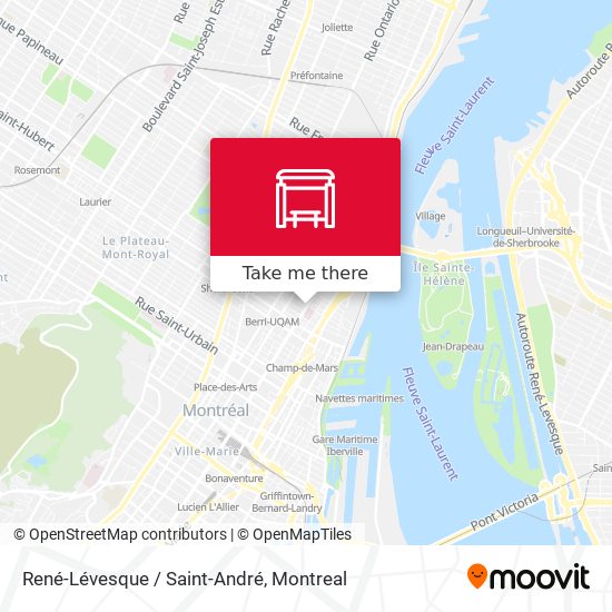 René-Lévesque / Saint-André map