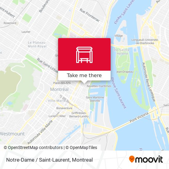 Notre-Dame / Saint-Laurent map