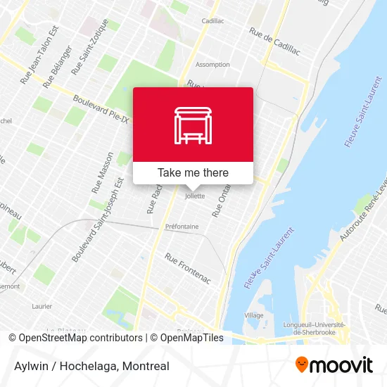 Aylwin / Hochelaga map