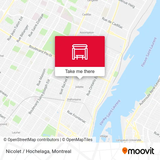 Nicolet / Hochelaga map