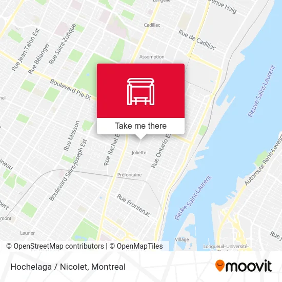 Hochelaga / Nicolet map