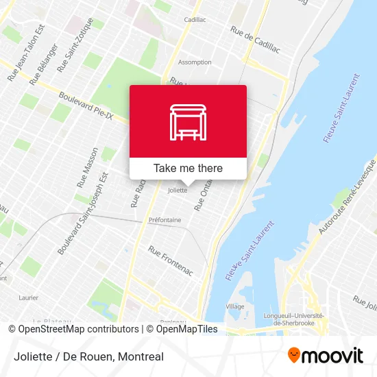 Joliette / De Rouen map