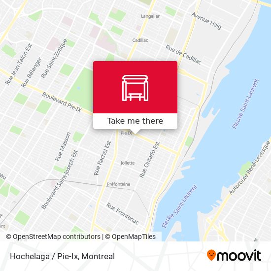 Hochelaga / Pie-Ix map