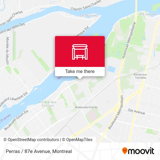 Perras / 87e Avenue map