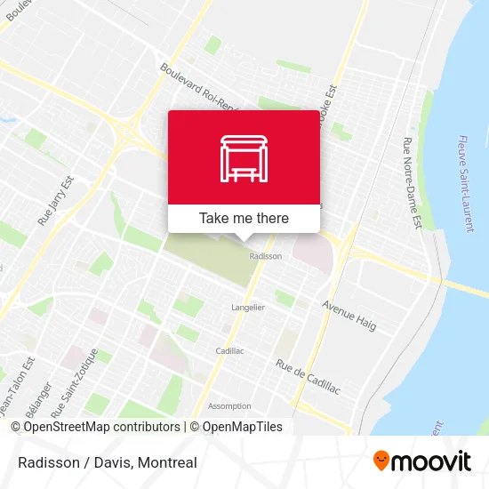 Radisson / Davis map