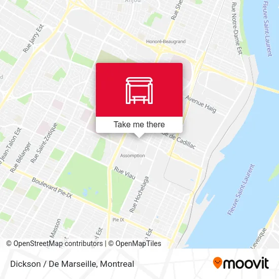 Dickson / De Marseille map