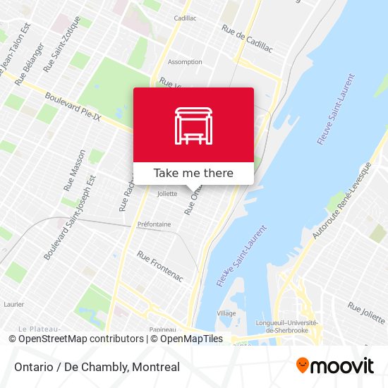 Ontario / De Chambly map