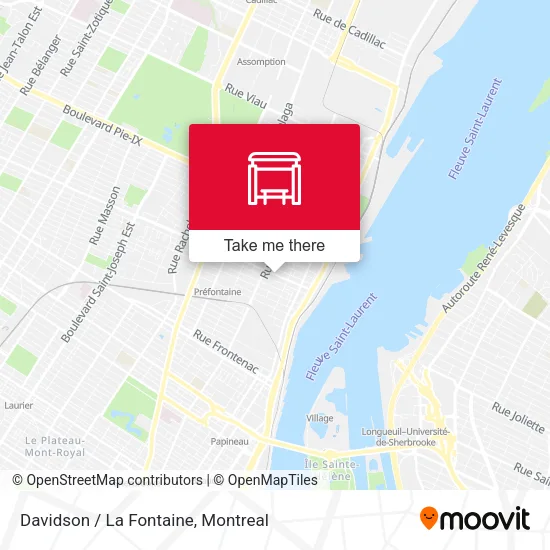 Davidson / La Fontaine map