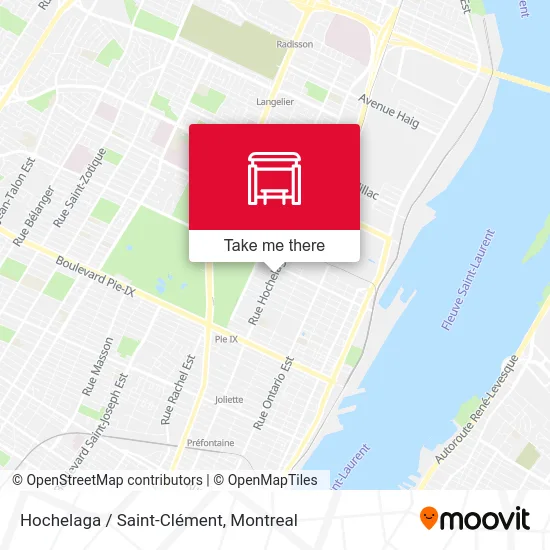 Hochelaga / Saint-Clément map