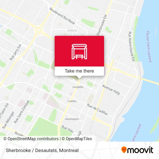 Sherbrooke / Desautels map