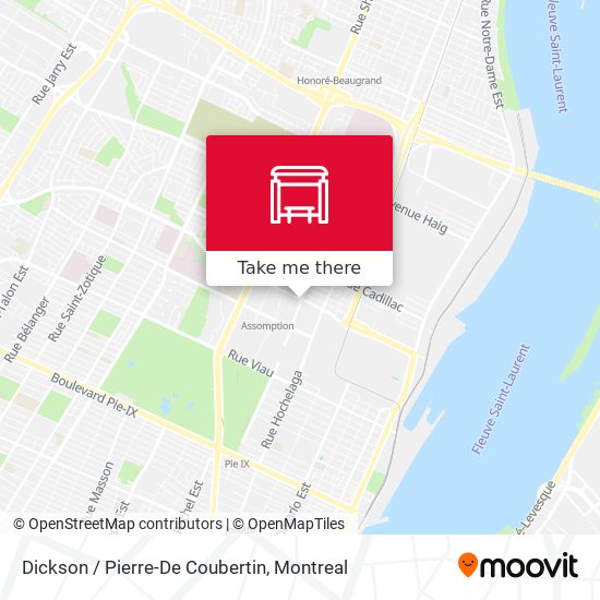 Dickson / Pierre-De Coubertin map