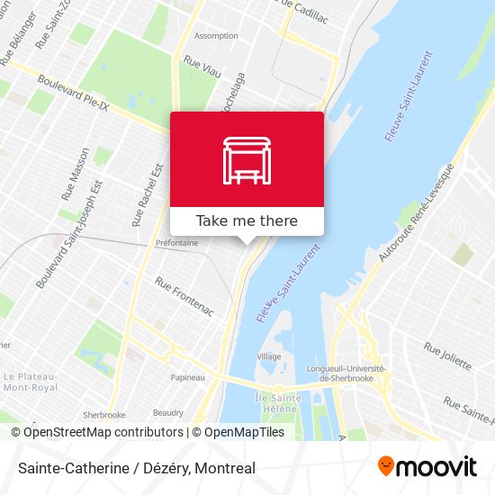 Sainte-Catherine / Dézéry map