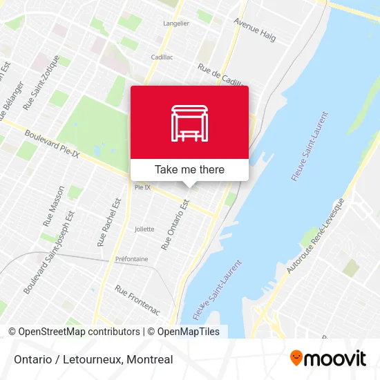 Ontario / Letourneux map