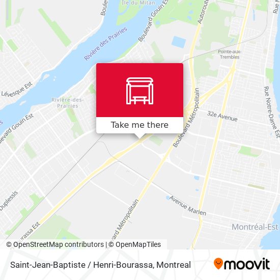 Saint-Jean-Baptiste / Henri-Bourassa map