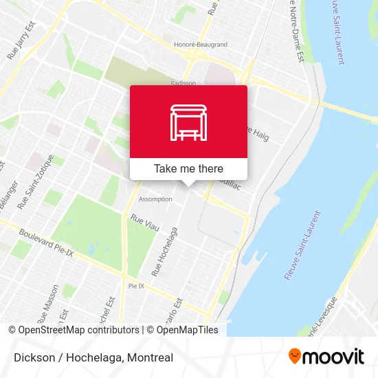 Dickson / Hochelaga map